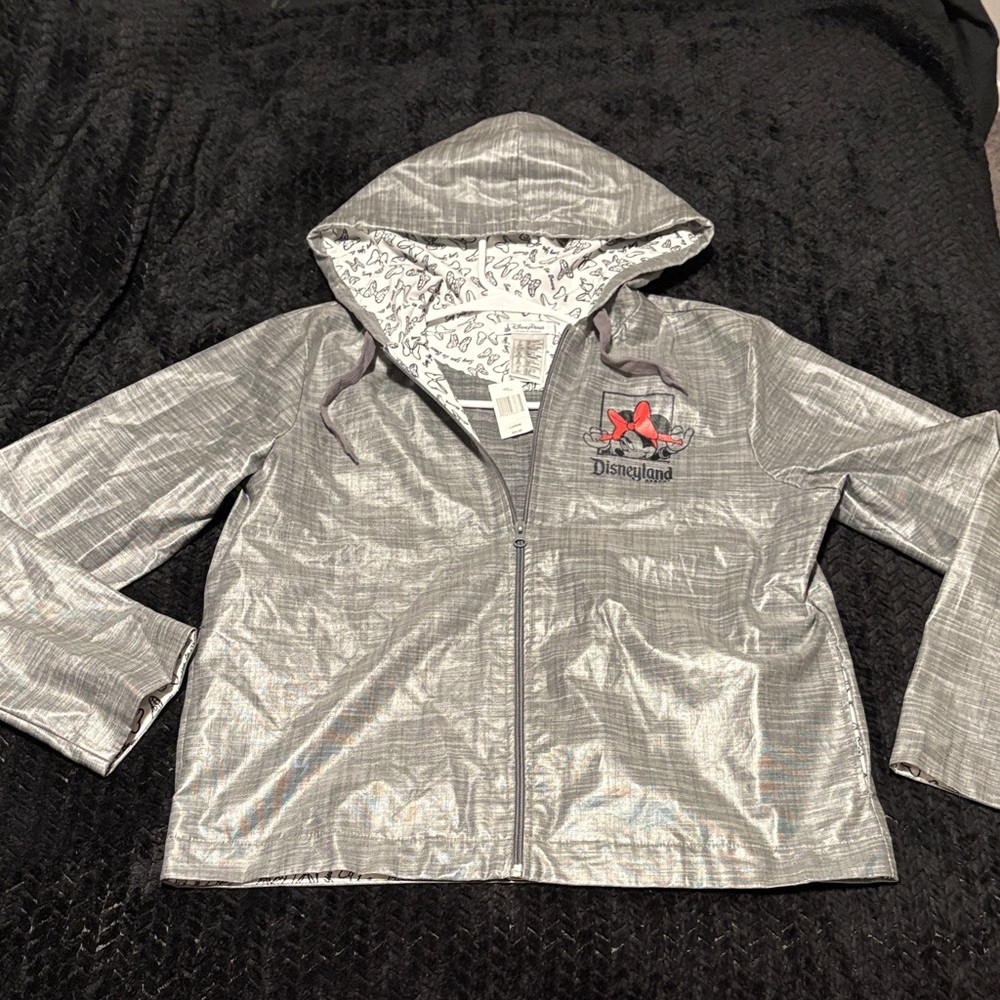 Disney Kids Shiny Silver Raincoat